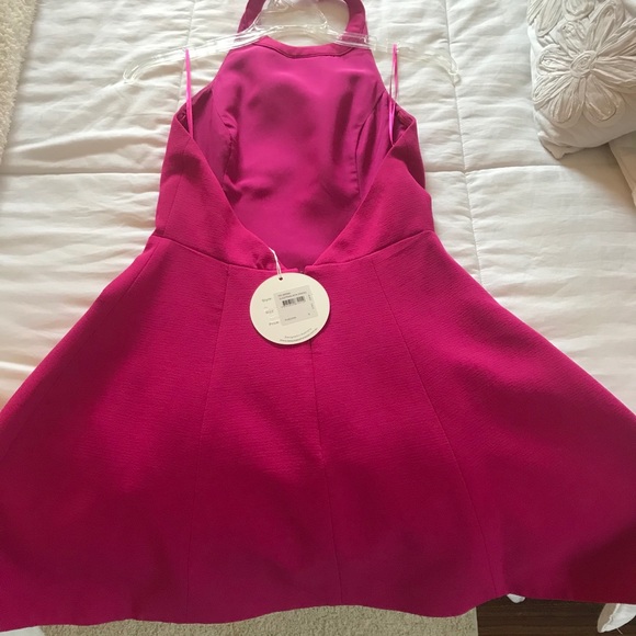 KEEPSAKE THE LABEL, fuschia backless dress - Picture 3 of 4